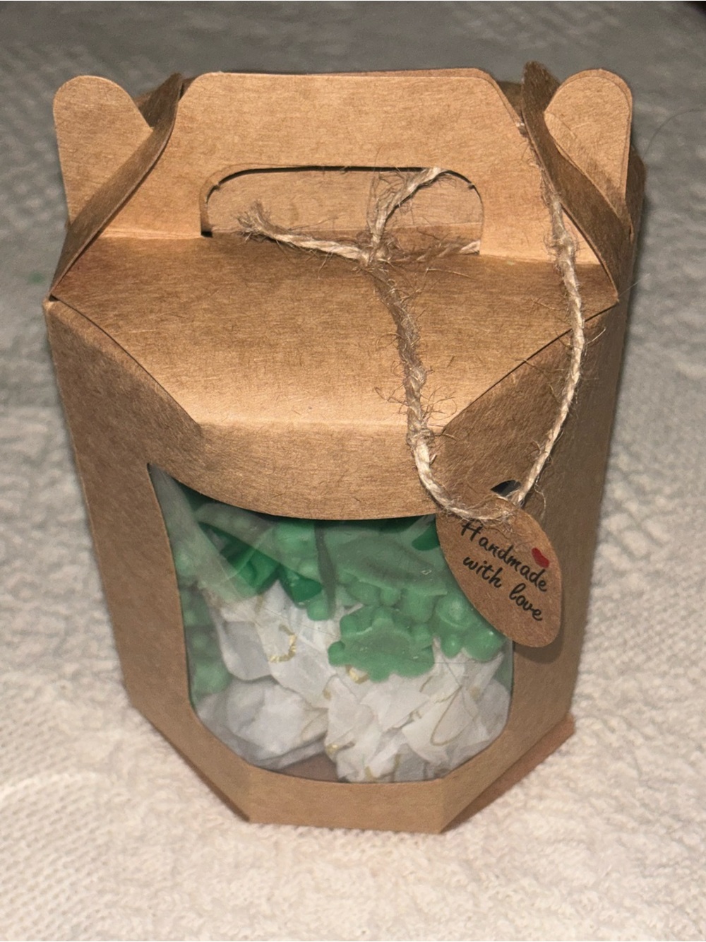 Apple scented wax melts in Kraft Gift Box